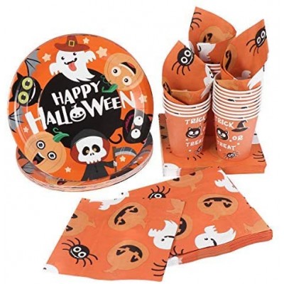Kit per 24 bambini tema Happy Halloween, usa e getta