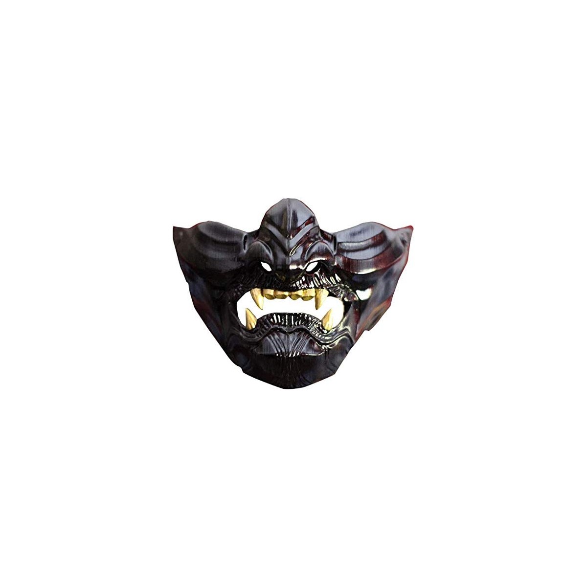 Maschera di Halloween fantasma di Tsushima maschera per cosplay protettore giapponese guerriero secondo elemento mezza faccia festa in maschera. 