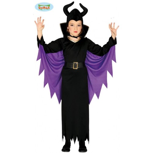 Travestimento Regina Malefica per bambina 5/6 Anni