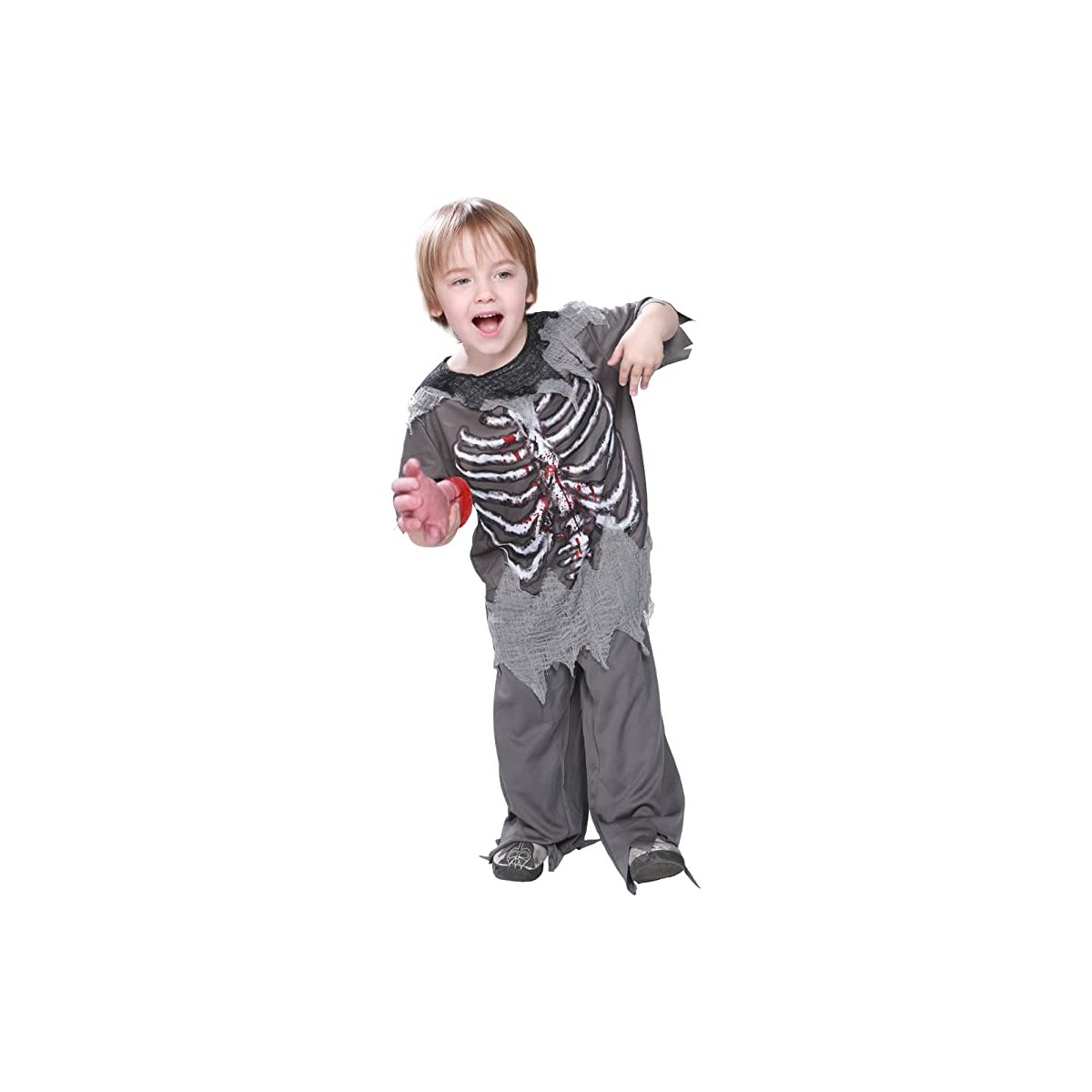 Costume scheletro del terrore per bambini, Halloween party