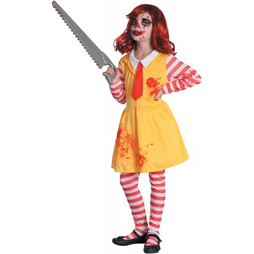 Costume bambina clown girl Horror - Halloween