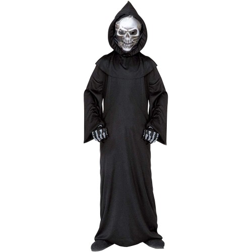 Costume per Bambini Grim Reaper, Nero - Halloween