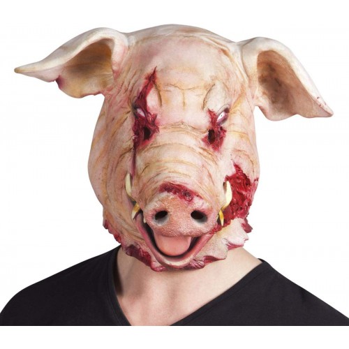 Maschera Maiale Horror - Bloody Pig per adulti