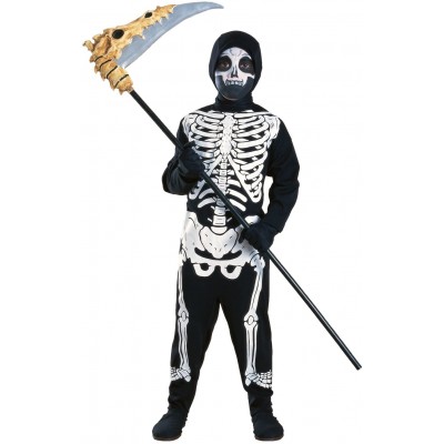 Costume da scheletro per bambini, per Halloween