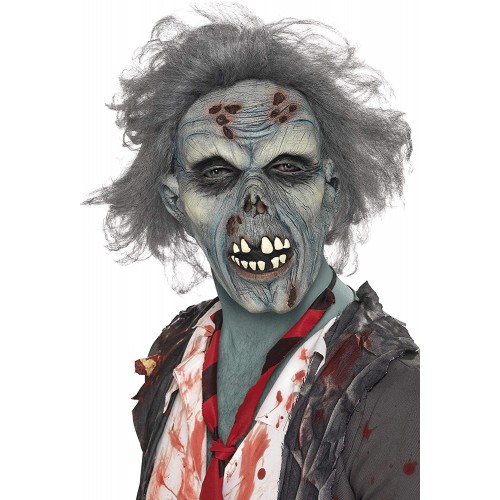 Maschera da Zombie putrescente in lattice, per Halloween