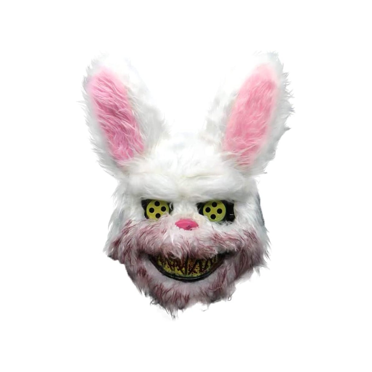 lulalula Maschera coniglio maschera nero maschera coniglietto con orecchie per Halloween Birthday party Cosplay Prom costume di Pasqua di bomboniere 