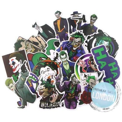 Set 19 adesivi, Sticker di Joker di Batman, DC Comics