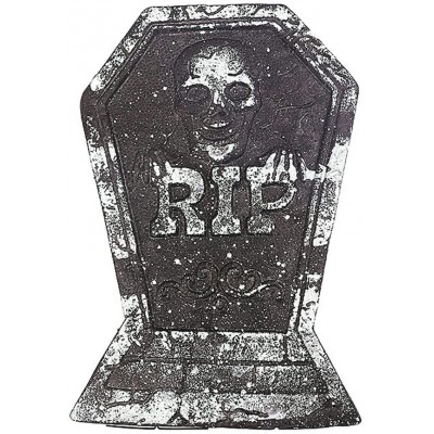 Lapide finta di Halloween, pietra tombale in polistirolo