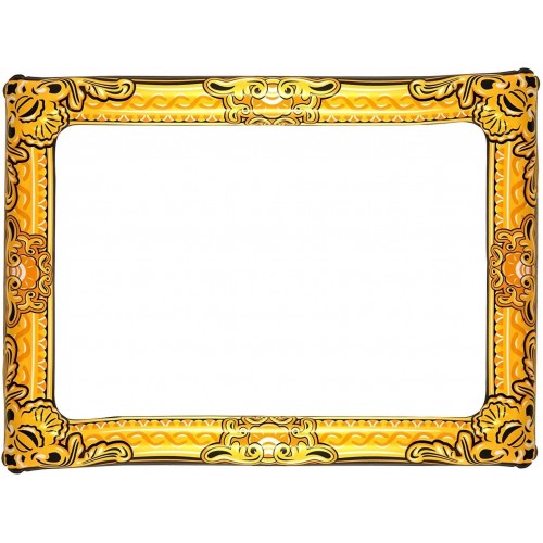 Cornice gonfiabile oro per photo booth