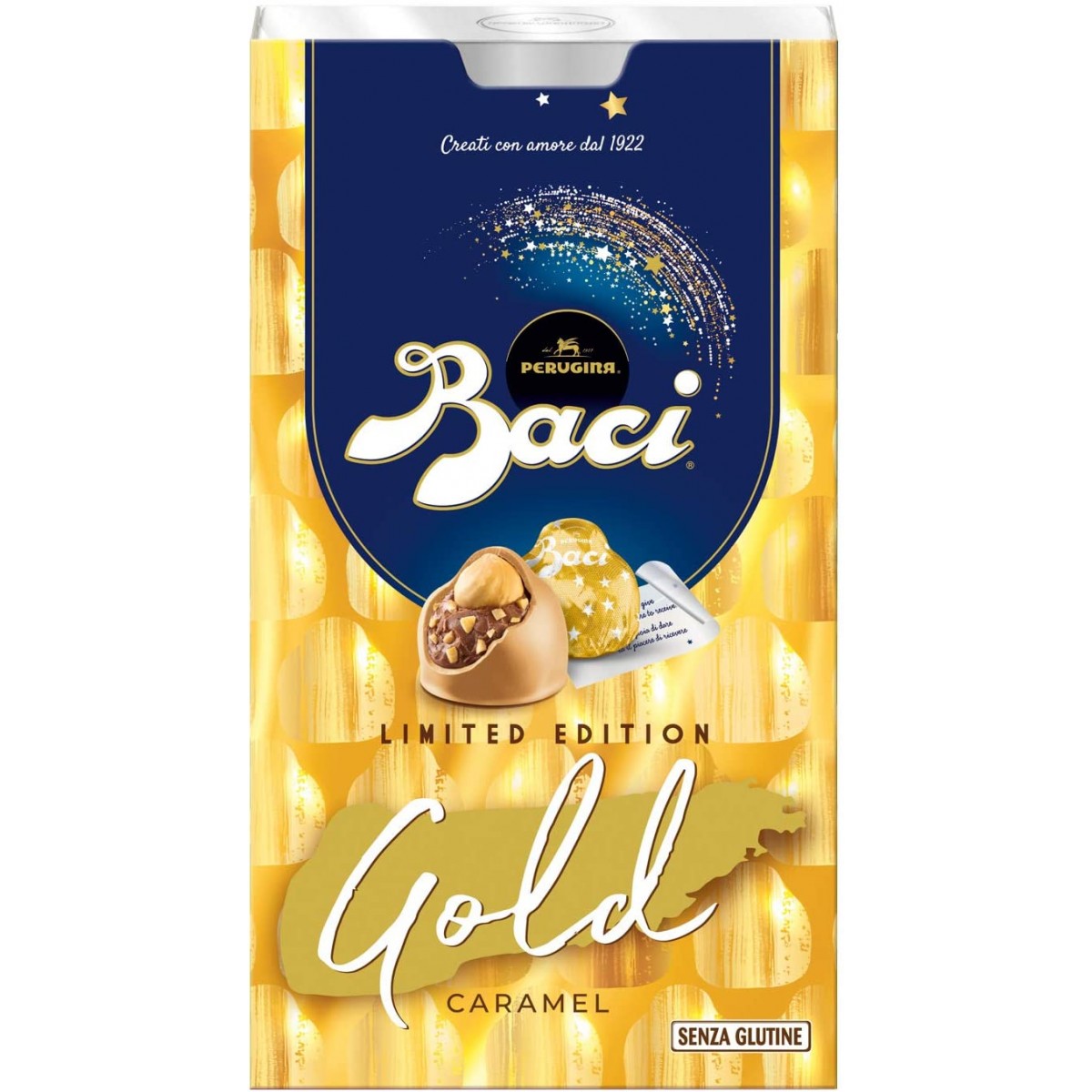 Baci Perugina al caramello Gold, confezione da 150G, idea regalo