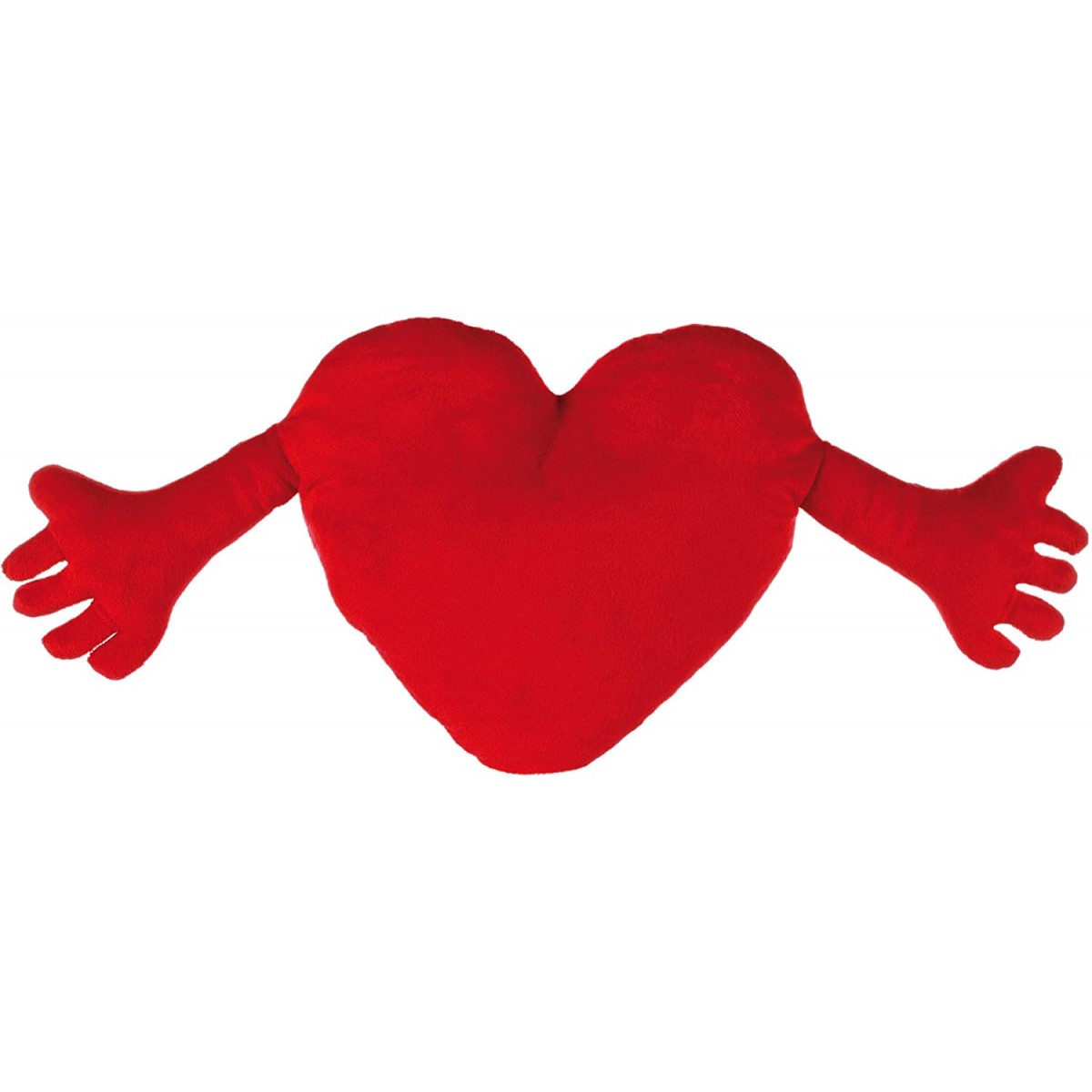 cuscino rosso a forma di cuore con lettere ricamate 7 misure 1926 regalo per San Valentino LIskybird matrimonio casa in morbido peluche decorazione per divano 