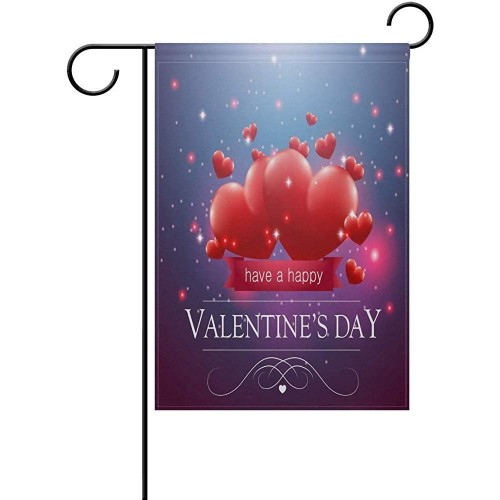 Banner decorativo San Valentino, bandiera da giardino