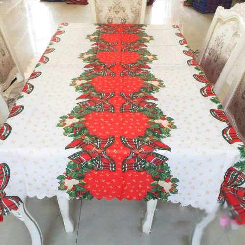 Wandefol 150 x 180 cm Tovaglia natalizia in tessuto decorazione natalizia 
