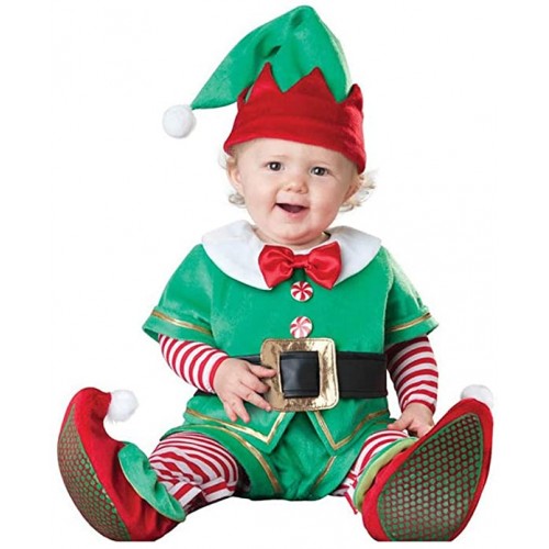 Costume elfo per bambini, travestimento natalizio