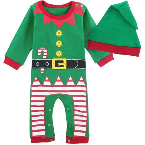 Costume Elfo di Natale per neonati, idea regalo