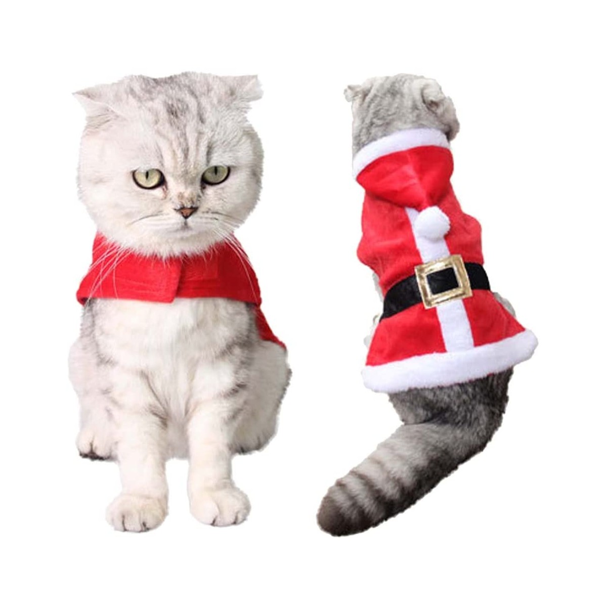Abbigliamento per animali domestici di Natale, felpa con cappuccio