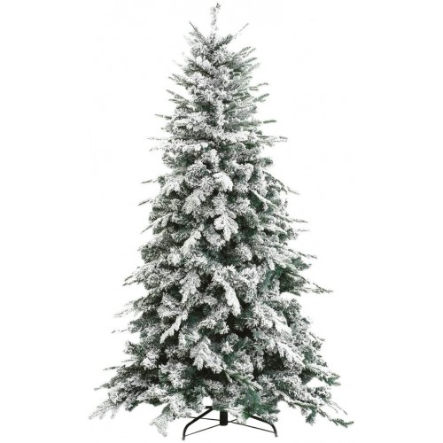 Abete Innevato modello Alaska da 210cm, albero di Natale