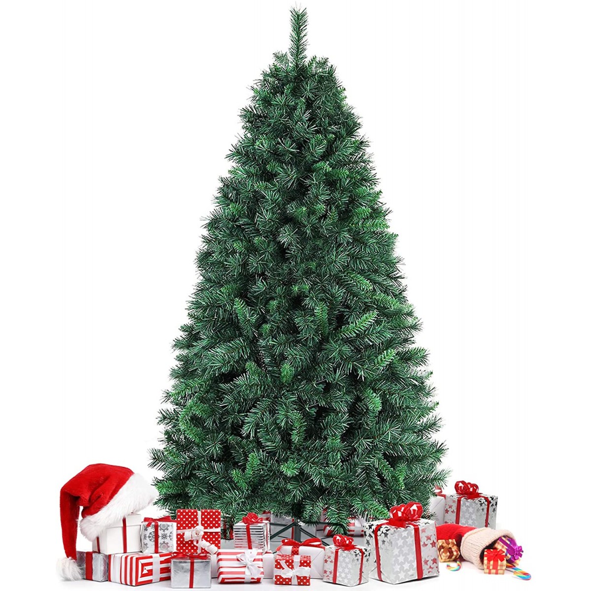 Albero di Natale da 180 cm con 750 rami, realistico