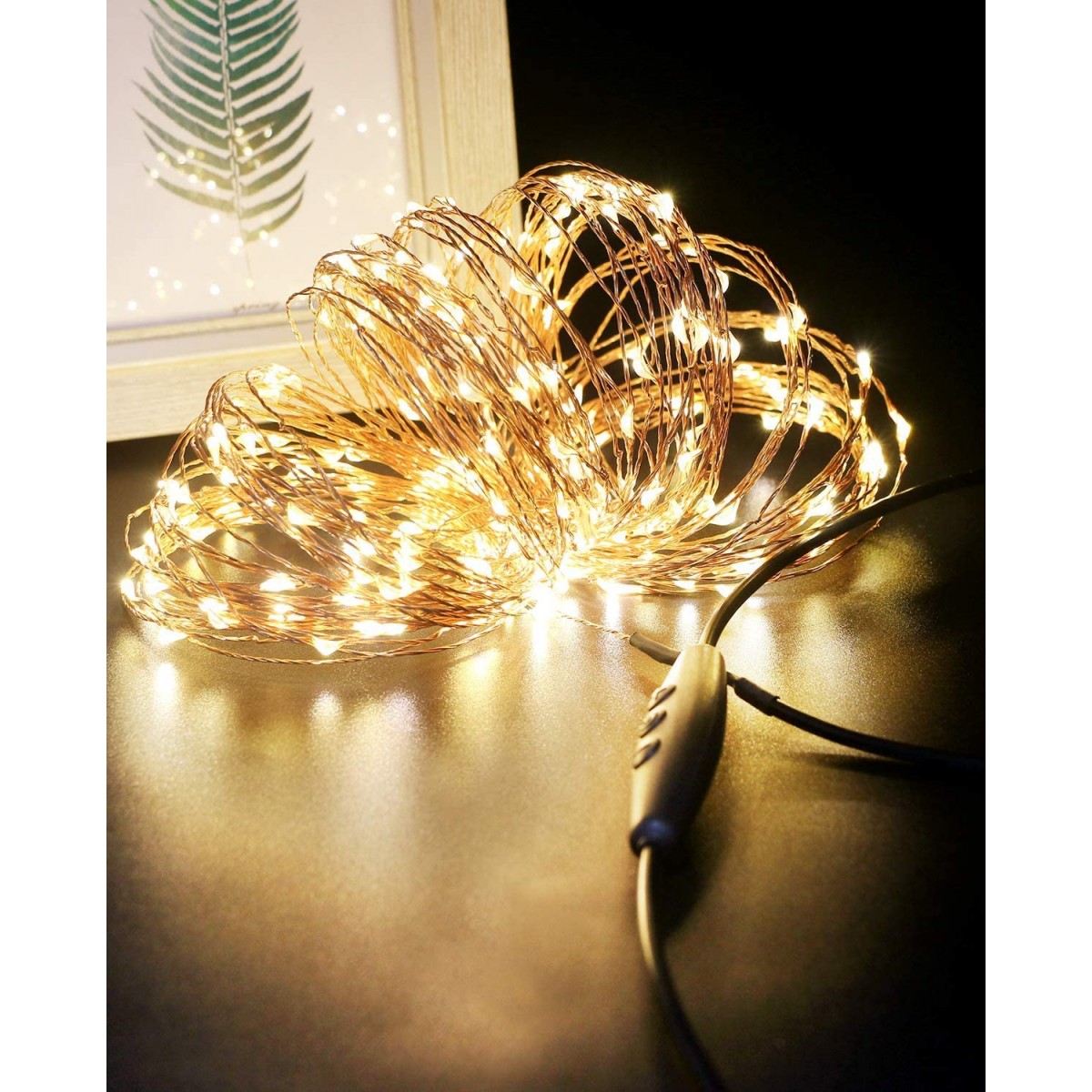 ⭐ Catena Luci 240 LED per albero di Natale, impermeabili, filo di rame
