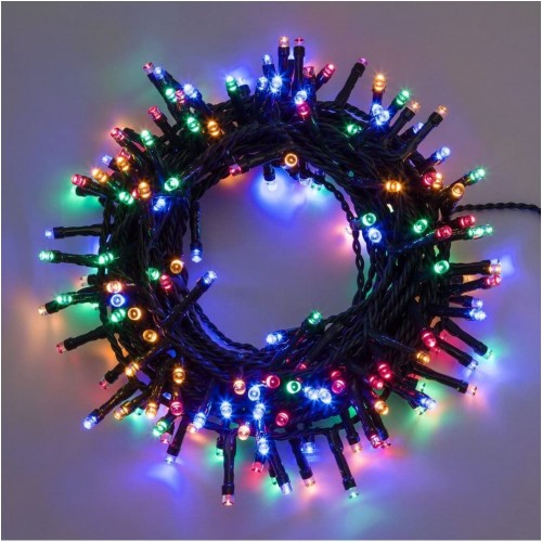 Catena Luminosa con 180 LED multicolore, da 7,5 metri