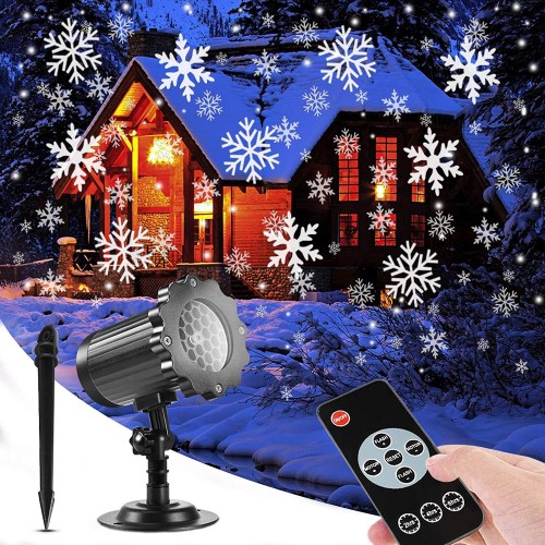Proiettore Luci fiocco di Neve a LED, uso esterno o interno