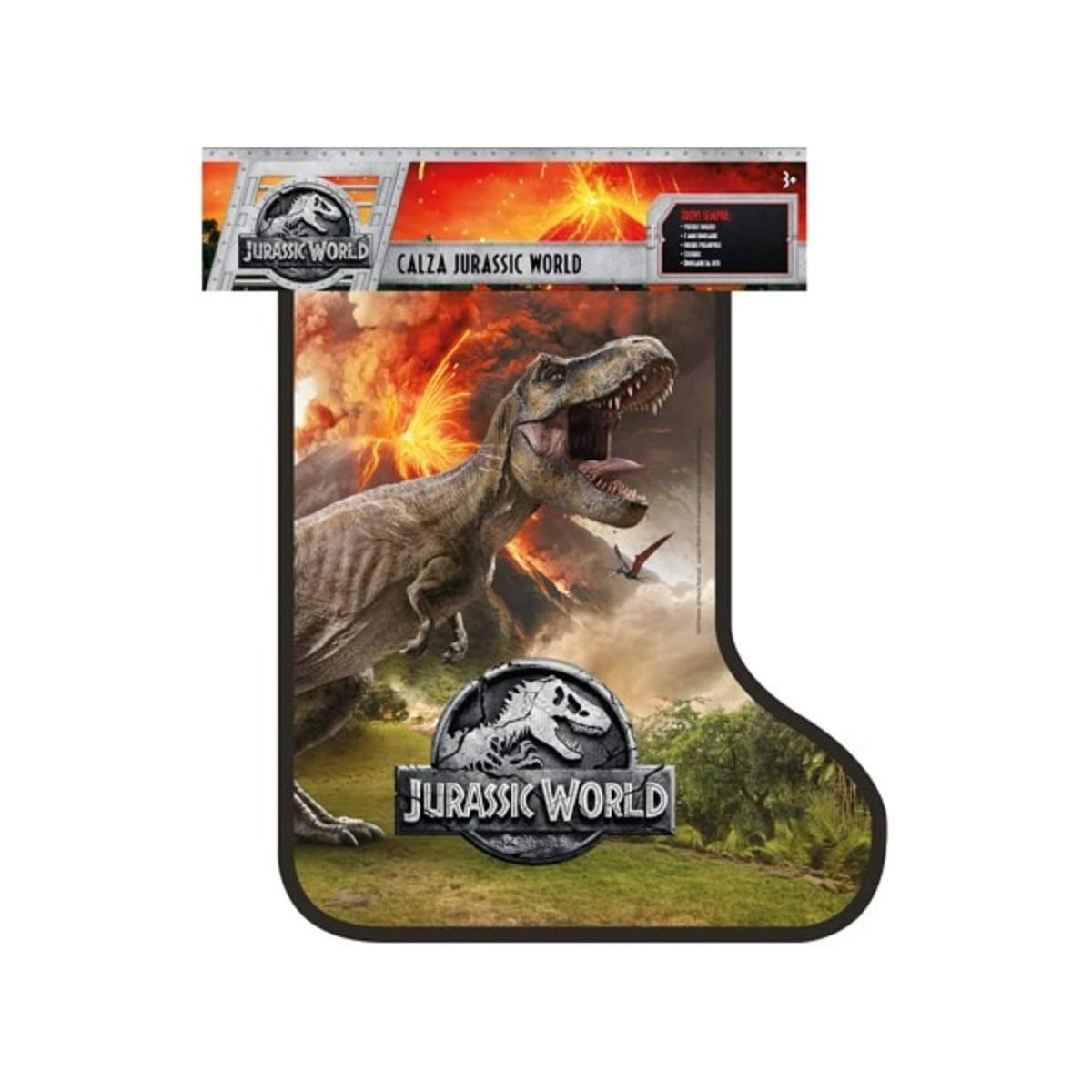 Jurassic world calza della befana 2024, con dinosauro e gadgets - Toys  Center