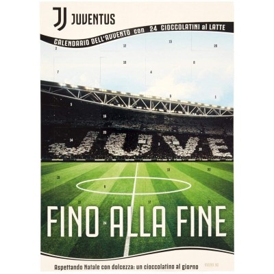 Calendario dell'avvento F.C Juventus da 75 g, con 24 cioccolatini