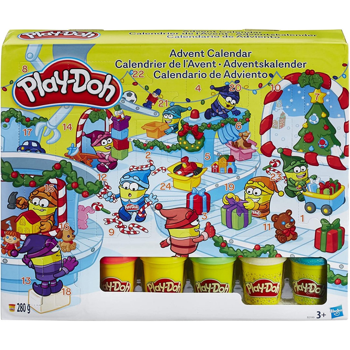 Calendario dell'avvento Play-Doh Hasbro con 24 sorprese