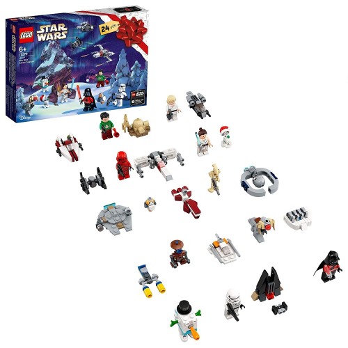 Calendario dell'avvento Star Wars Lego, con 24 giocattoli