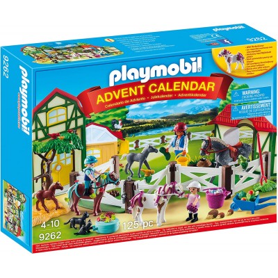 Calendario dell'avvento Playmobil - Maneggio, con 24 sorprese