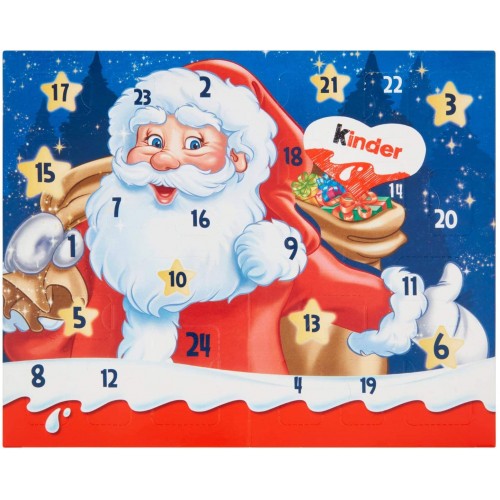 Calendario dell'avvento Kinder 127g, con 24 sorprese golose