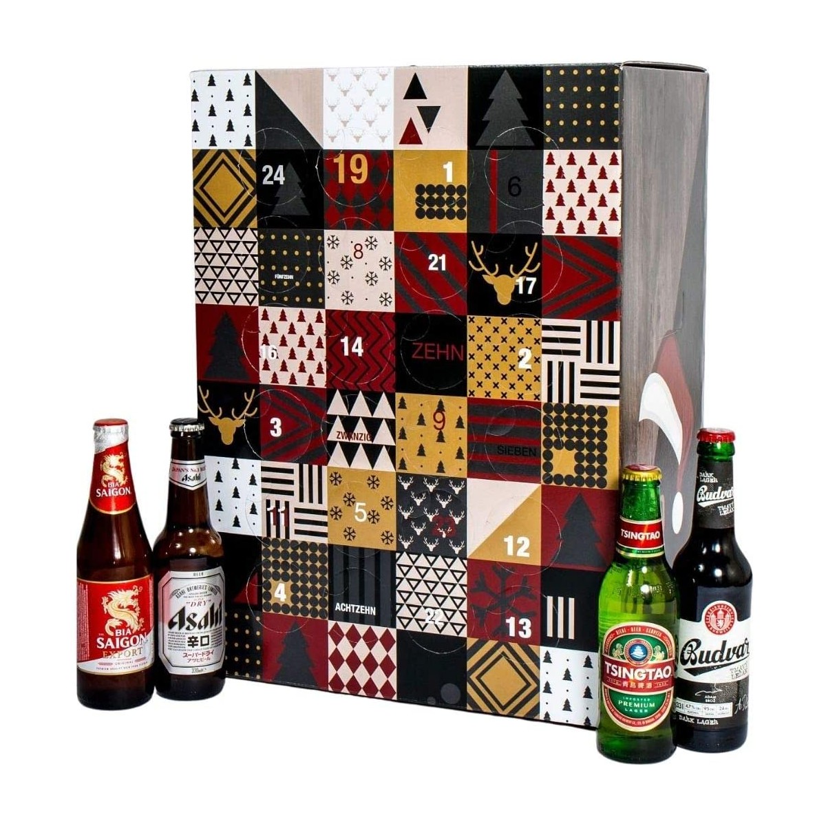 Calendario dell'avvento con 24 birre da tutto il mondo, idea regalo