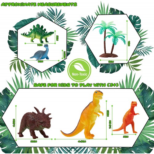MEYING Calendario Avvento 2021 dei Dinosauri Calendario dell Avvento per Bambini con 24 Dinosauri Giocattolo da Scoprire Dellavvento Regalo per Bambini Ragazza Ragazzo 