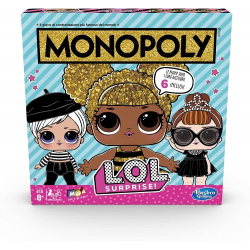 Monopoly L.O.L. Surprise, gioco da tavolo, idea regalo