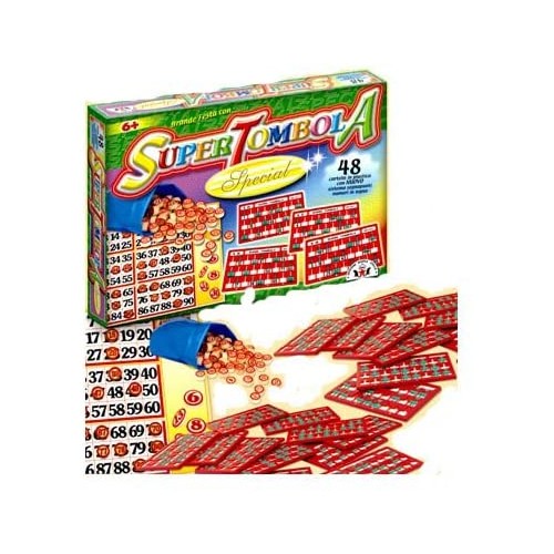 Tombola Special con 48 cartelle, gioco da tavola Natalizio