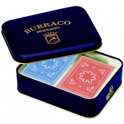 Set 2 mazzi di carte Burraco in cartoncino triplex