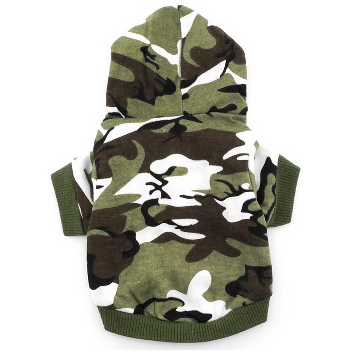 Camicia per cane con cappuccio, stile militare, adorabile
