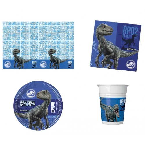 Budget Gifts Pacchetto Jurassic World Party per 8 Ospiti