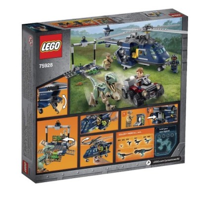 LEGO Jurassic World - Inseguimento sullelicottero di blue, 75928