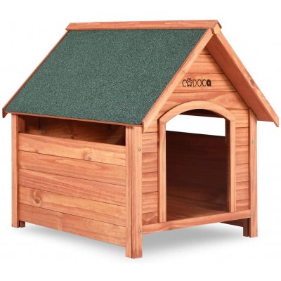 Cuccia per cane XXL in legno, per taglia grande, tetto apribile