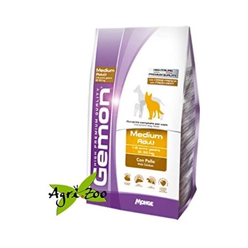 Crocchette per cani adulti al pollo da 15 Kg - Gemon Medium - Monge