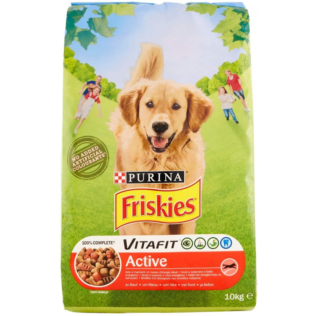 Crocchette per cane Vitafit Active con Manzo, 10 kg - Purina Friskies