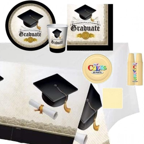 Kit per 38 persone festa Laurea, decorazioni per feste