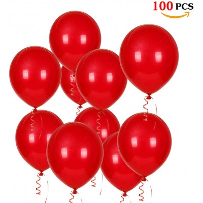 Kit 100 Palloncini da 12 Pollici rossi, circa 30 cm
