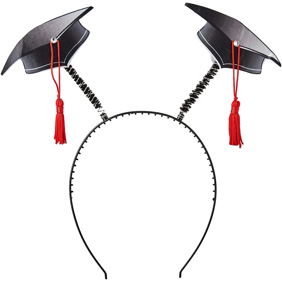 Cerchietto con cappelli da laureato, con tocchi e nappine