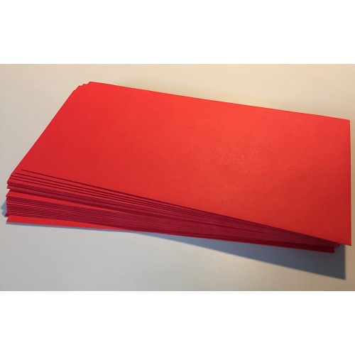Set da 25 buste per lettera rosse, perfette per inviti laurea