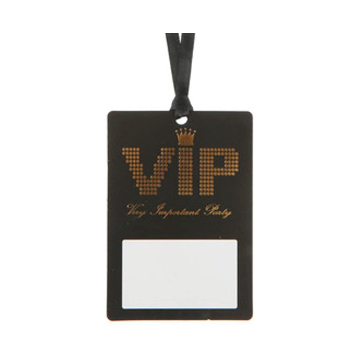 Set da 10 - Pass VIP con nastro ed etichetta, 7 cm x 10 cm