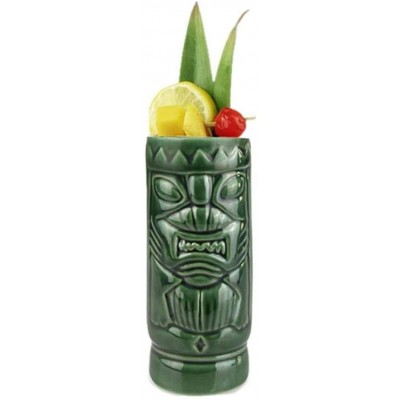 Tiki Mug tazza bicchiere da cocktail stile Hawaiano set kit 2 pezzi 