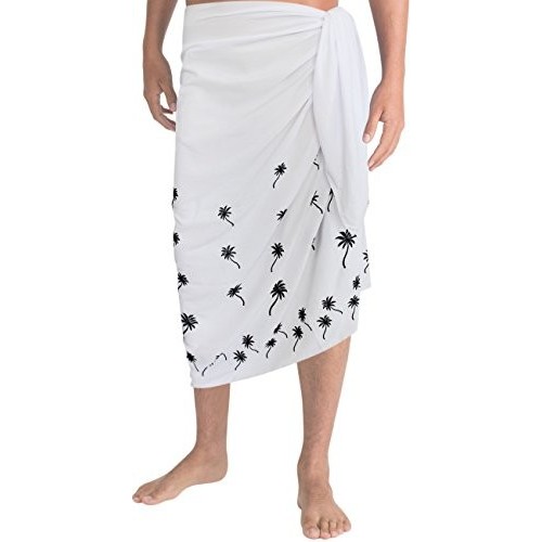 Asciugamano Hawaiano Aloha, bianco, maschile, per la spiaggia