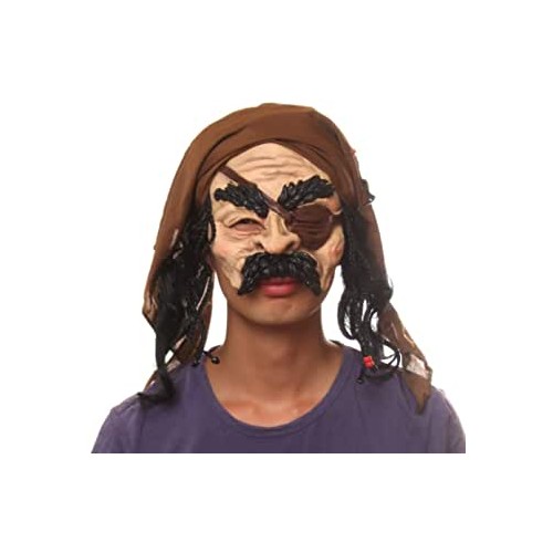 Maschera da pirata dei Caraibi in lattice